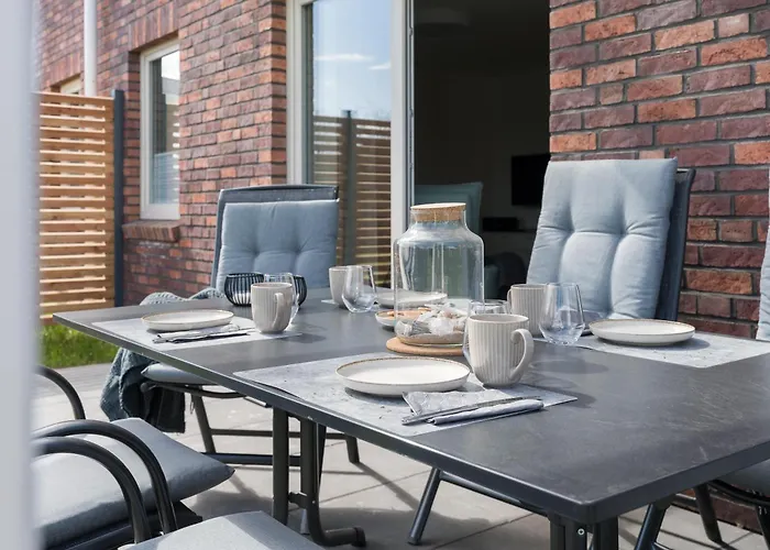 Meerperle - Sauna Und Ueberdachte Terrasse, Hunde Willkommen! بيت للعطل Fedderwardersiel